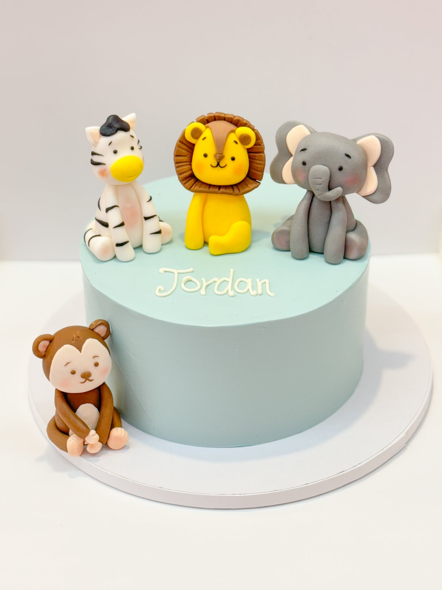 Pastel safari para niños