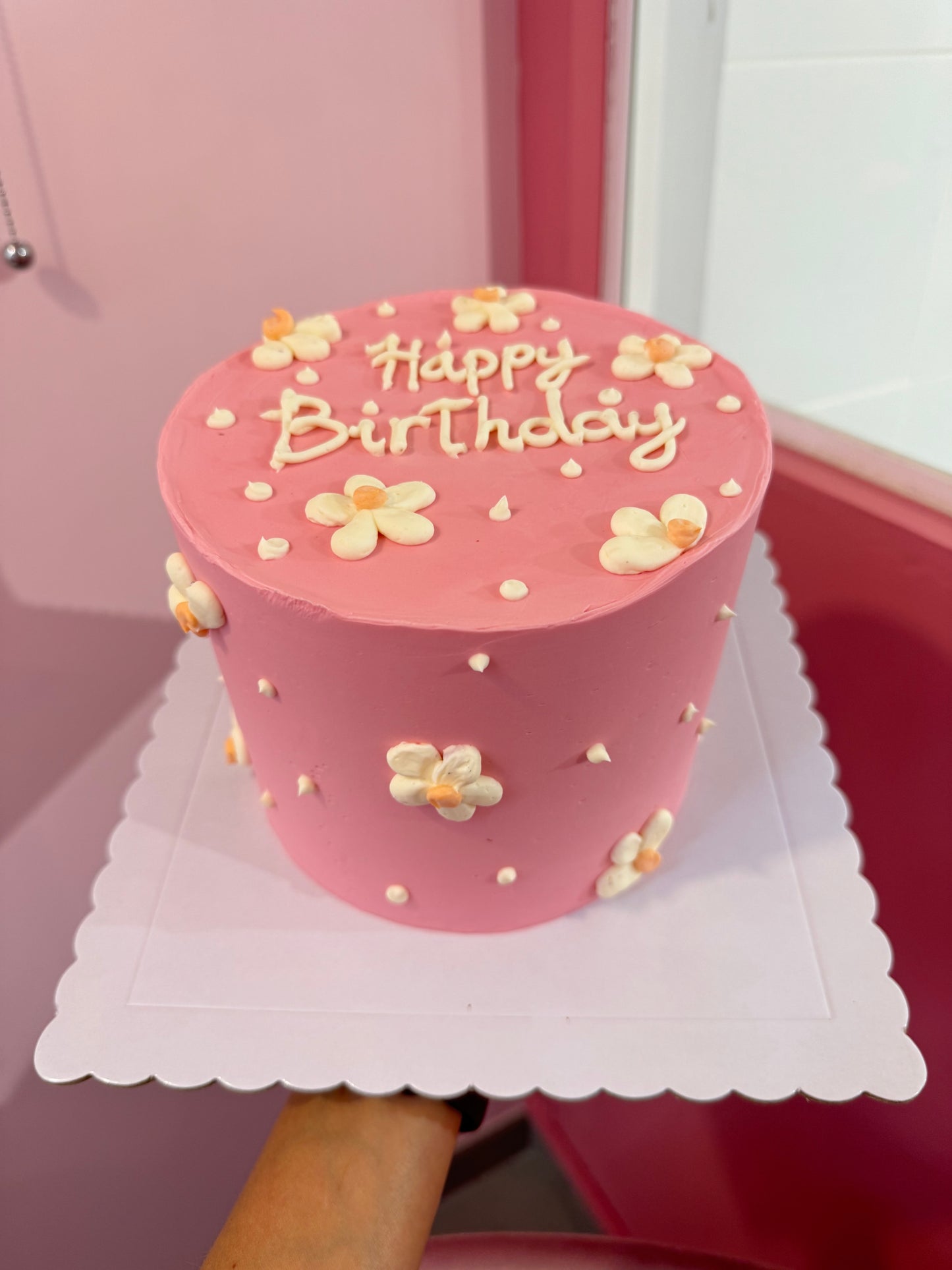 Pastel de Flores Blancas