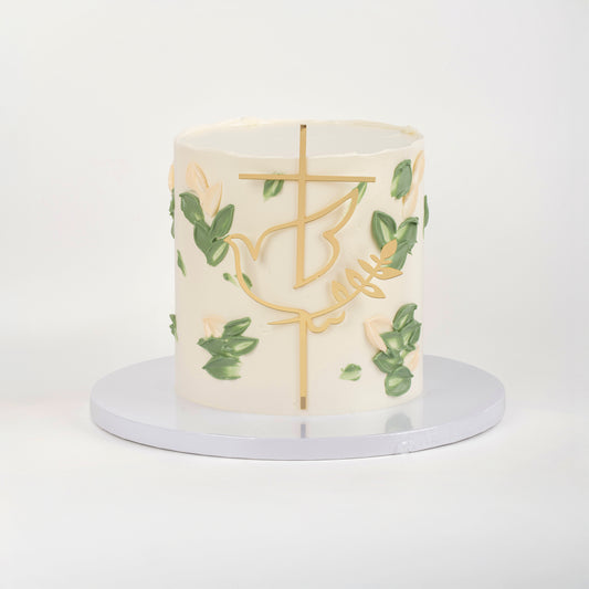 Pastel de Comunión Floral