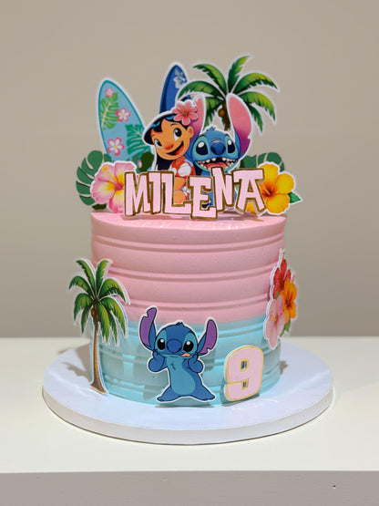 Tropical Stitch Cake